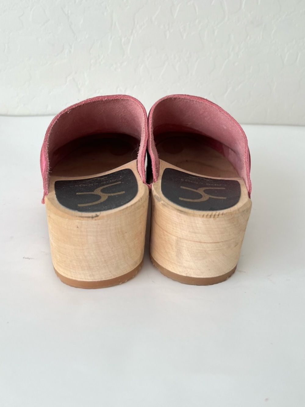 Cape Clog Starburst Colorful Silver Pink Suede European Clogs Size EU 40 US 9 - Picture 4 of 7
